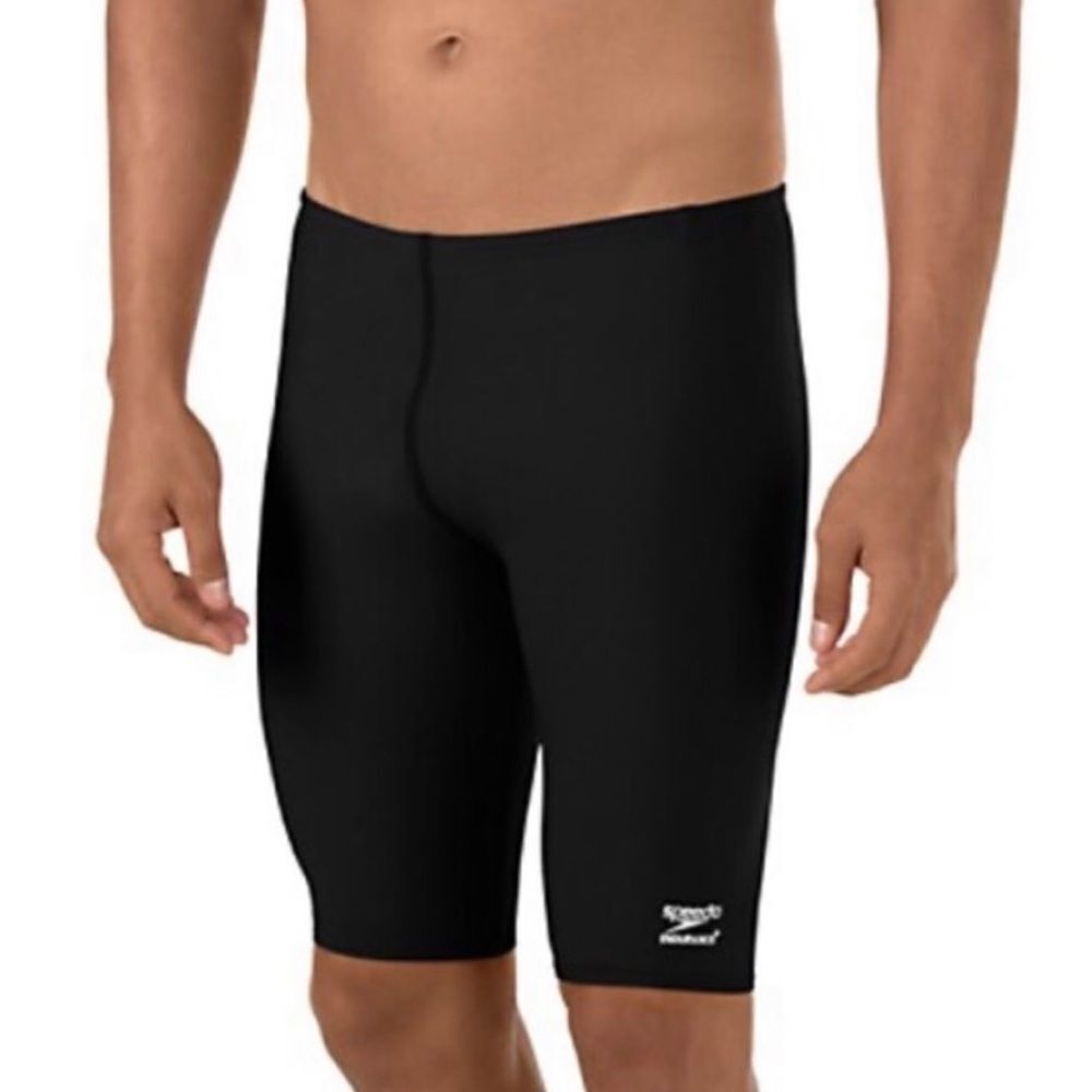 Speedo Solid Jammer Endurance+ Long Swim Short NWT 30